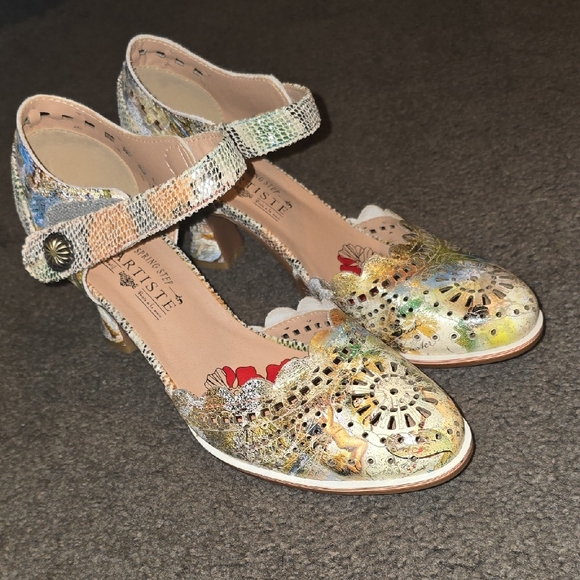 L'Artiste Valles Luxe Pump, Multi-Beige - Picture 3 of 9